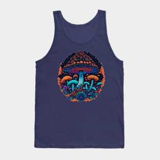 Magic mushroom forest Tank Top